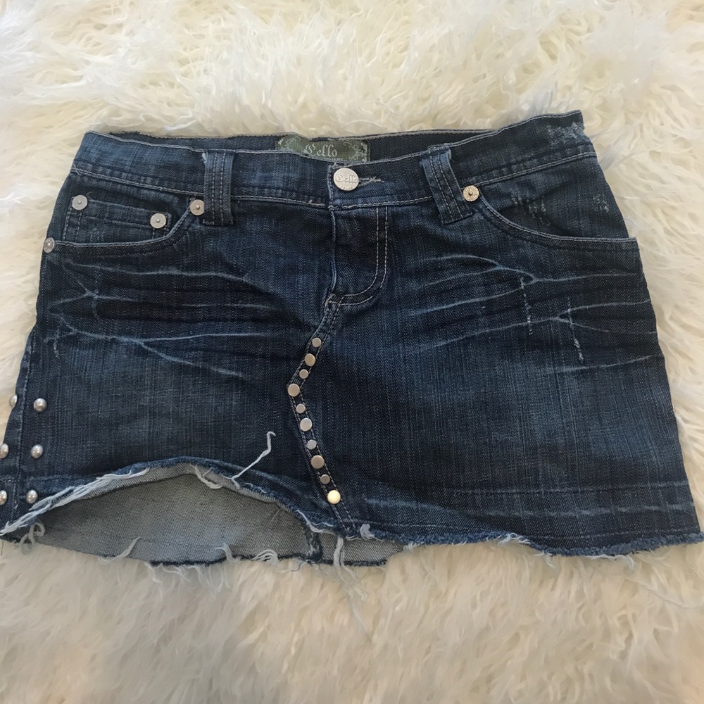 Cello Jean Skirt