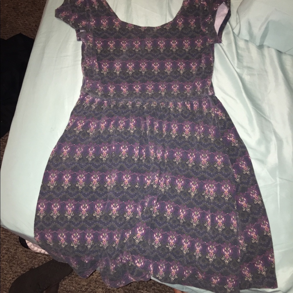 Short purple/blue summer dress