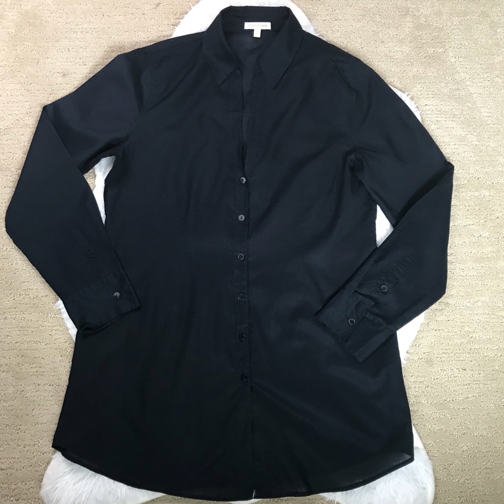 Eileen Fisher Navy Tunic