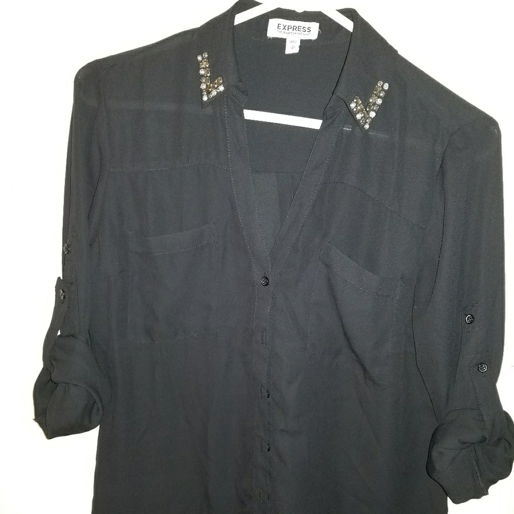 Jeweled portofino shirt