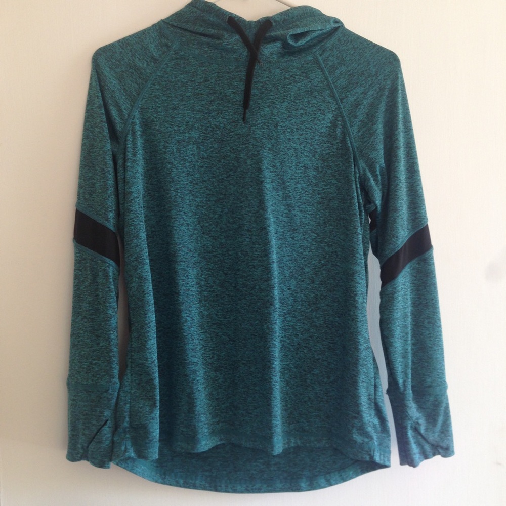 Heathered Teal Exercise // Athletic Hoodie.