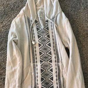 Women's Billabong ivory white hoodie