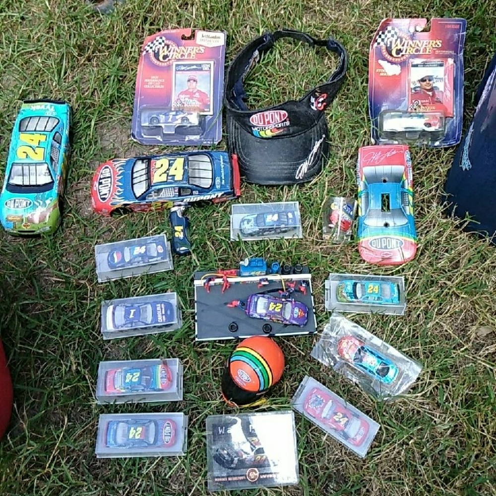 NASCAR car lot