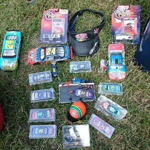 NASCAR car lot