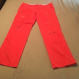 American Eagle Distressed Capris