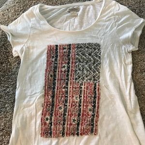 Lucky Brand American Flag T-Shirt