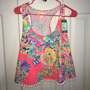 Lilly Pulitzer Coral Reef Shirley Top