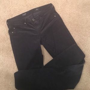 AG Navy cords, worn once! Perfect fall color!