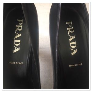 Black Prada Pointed Toe Heels