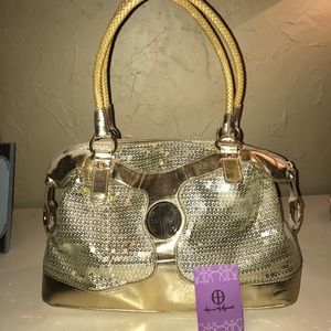 Hot in Hollywood gold sequin bag NEVER CARRIED
