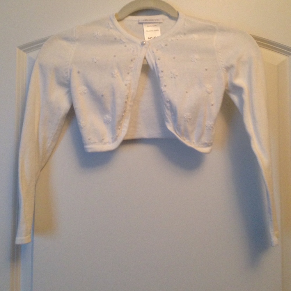 White Formal Sweater