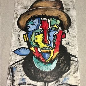 A wonderful painting one of kind Piece of a man