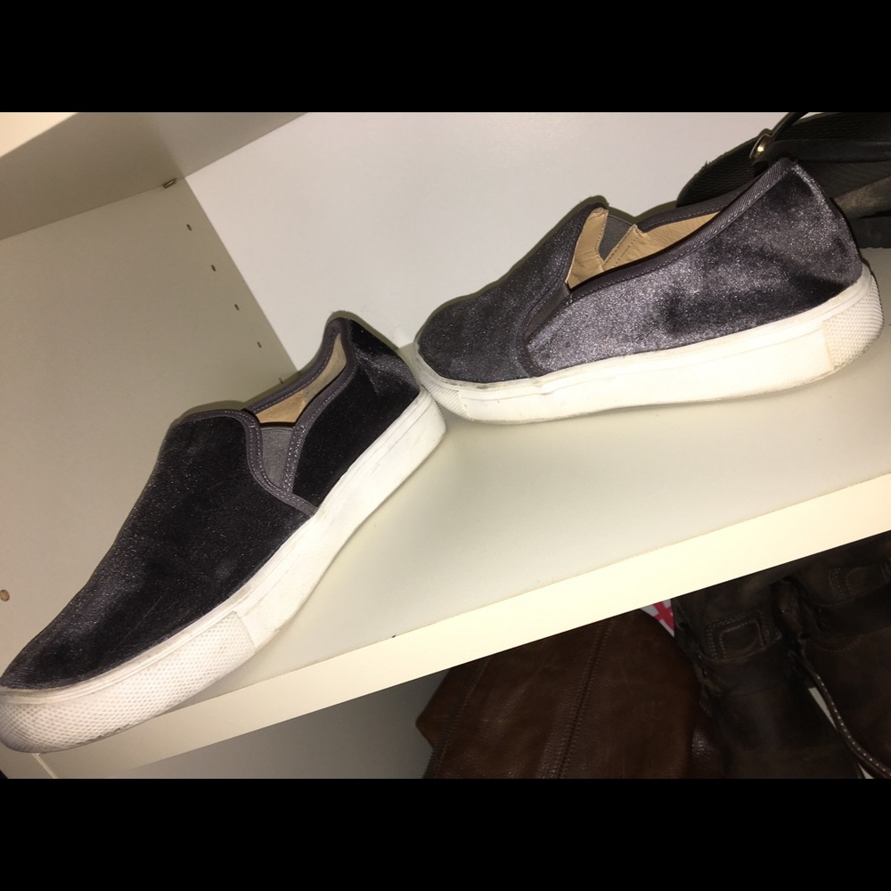 Velvet sneakers