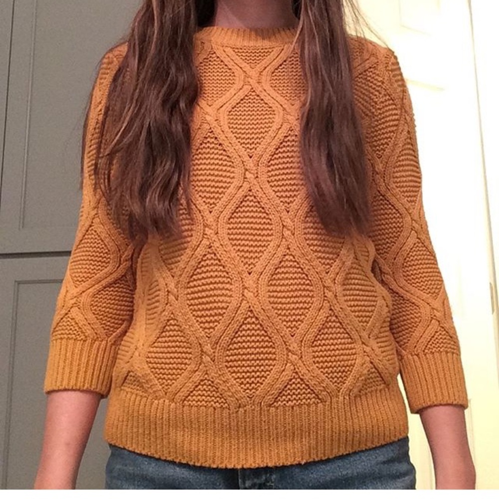 Old Navy Mustard Colored Sweater