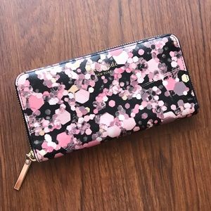 Kate Spade Grant Lane Pink Jewel Lacey Wallet