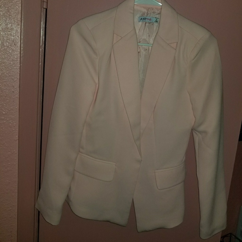 Light pink Flap Pocket Blazer