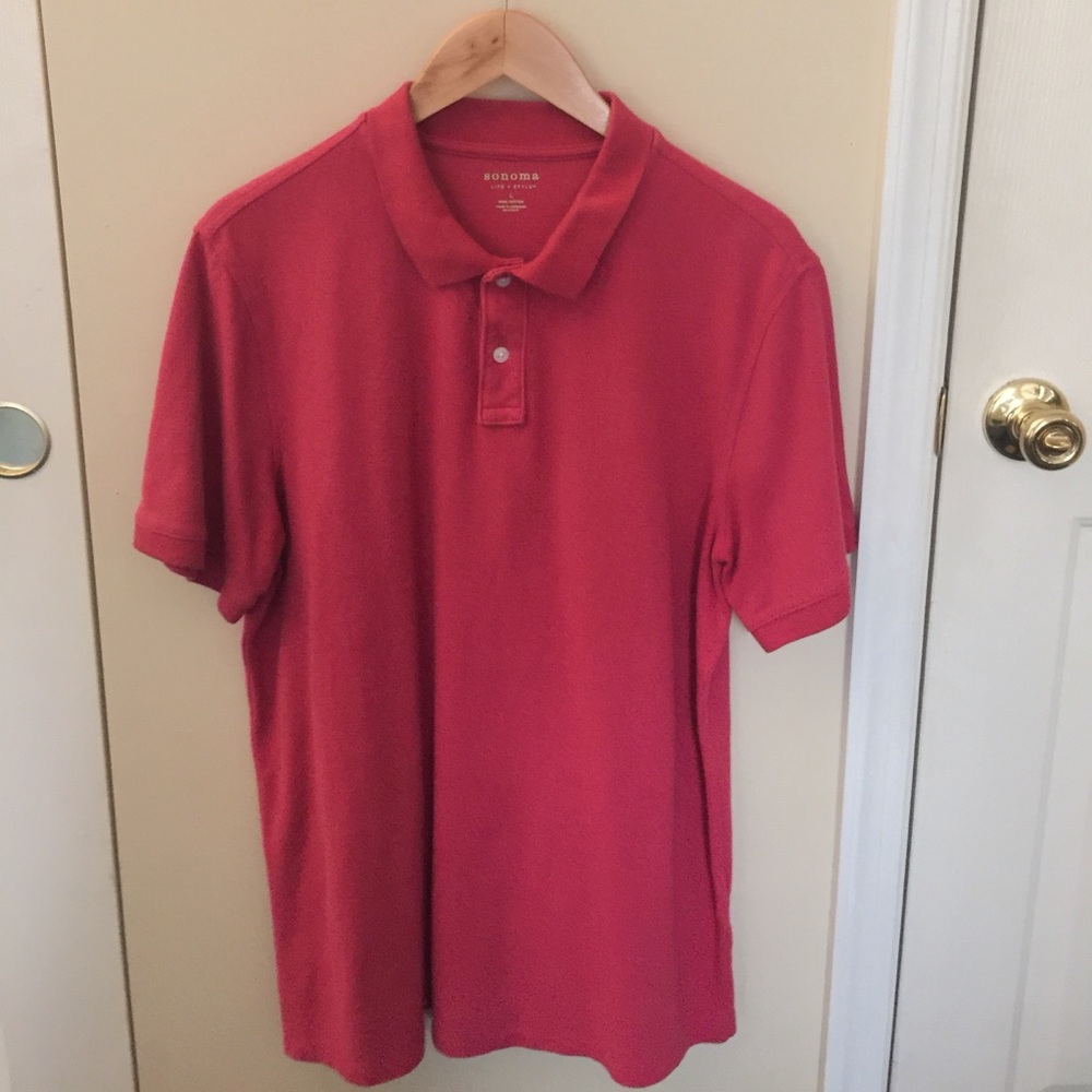 Red Polo shirt, NEVER WORN!!!