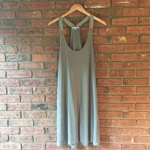 James Perse Taupe Racerback Dress (Size 3)