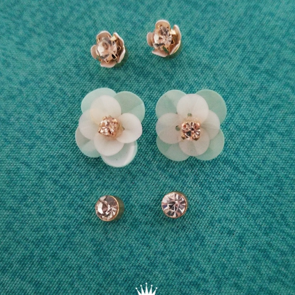 3 pieces earrings