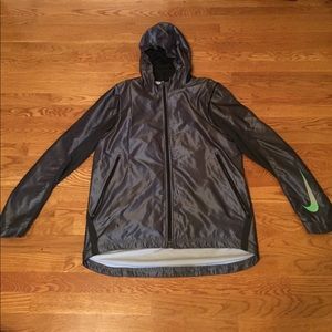 Gray Nike Shield Jacket