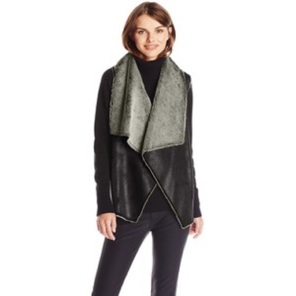 Marc New York Women's Blake Faux Sherpa Vest - Picture 1 of 8