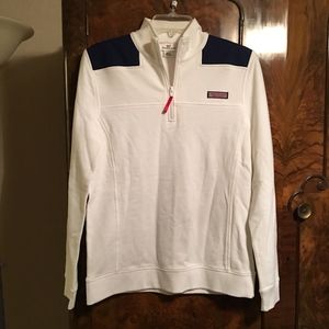 Vineyard Vines American Flag Quarter Zip Pullover