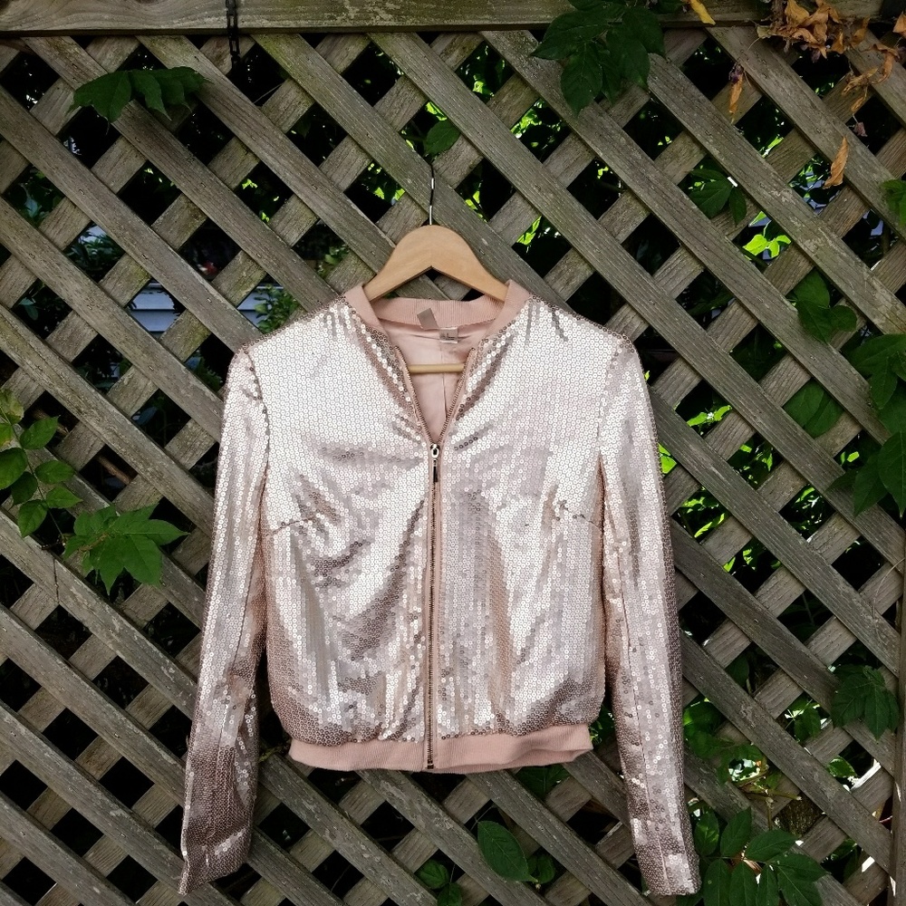 Sequin Bomber Kacket
