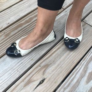 Tahari Colorblock Flats