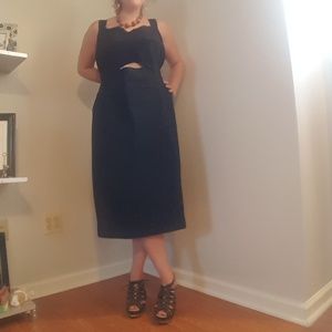 Eloquii Denim Cutout Dress Eloquii Denim Cutout Dress