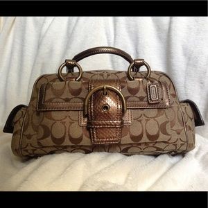 Coach classic signature satchel