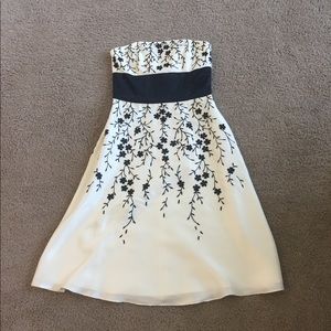 White House Black Market strapless dress