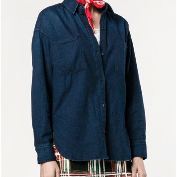 Vince Tops - VINCE Blue Denim Long Sleeve