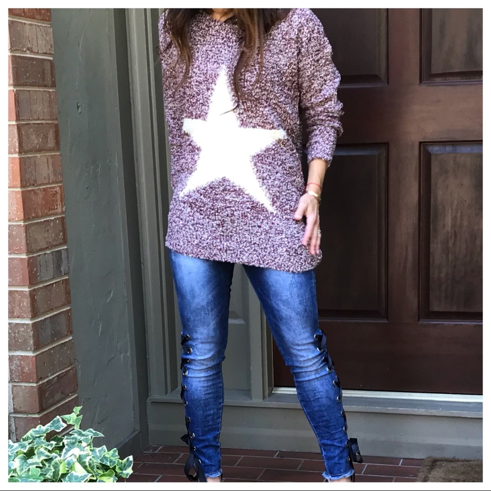 ♦️PARIS LAST ONE SALE♦️star sweater - Picture 4 of 7