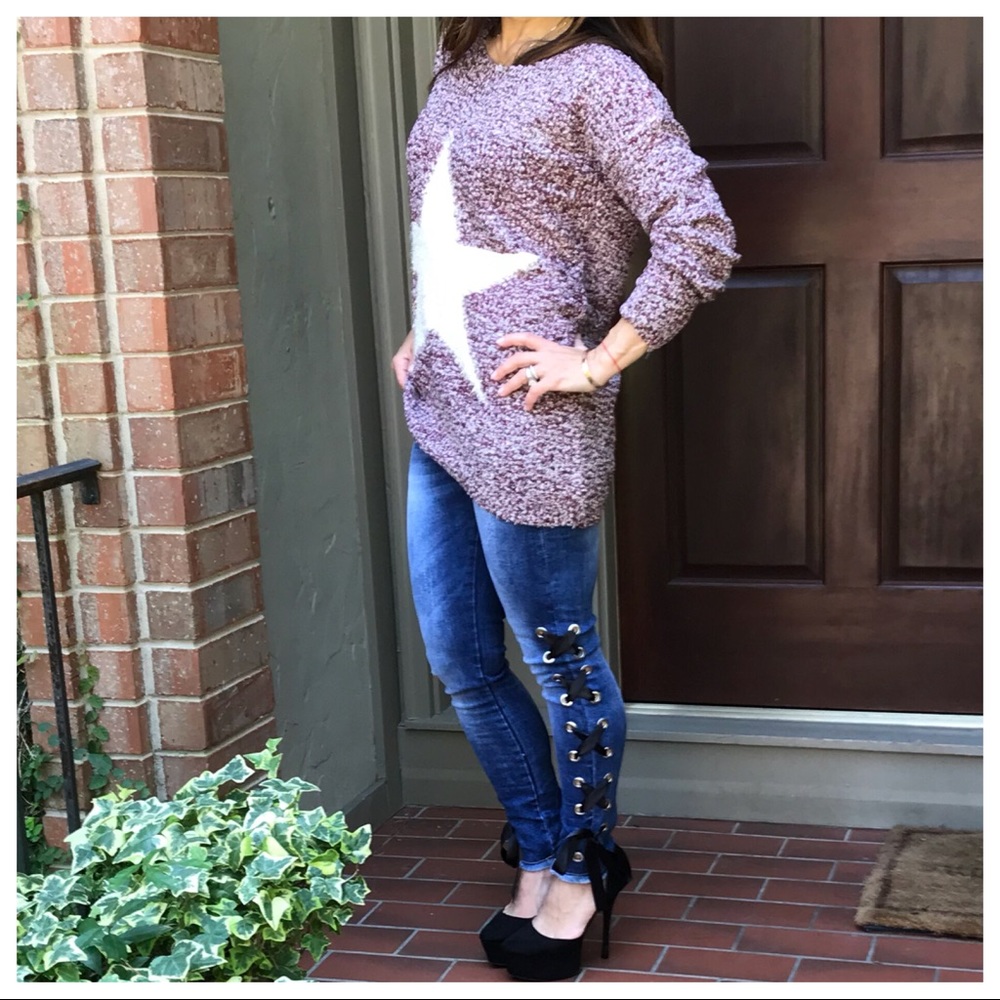 ♦️PARIS LAST ONE SALE♦️star sweater - Picture 6 of 7