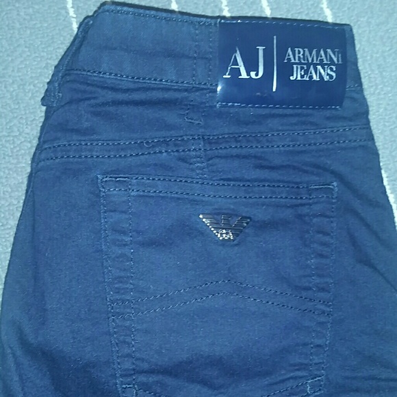 Armani Jeans Navy Pants - Picture 2 of 2