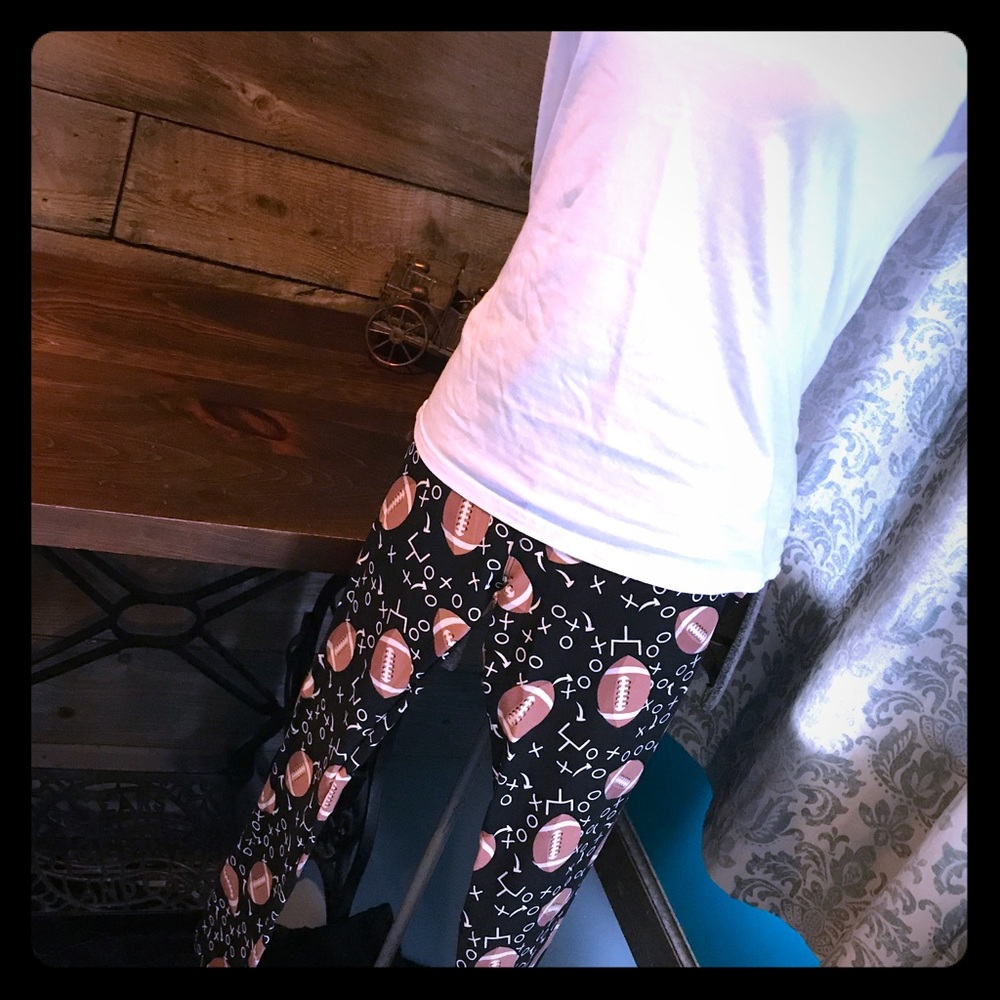 Football designer leggings