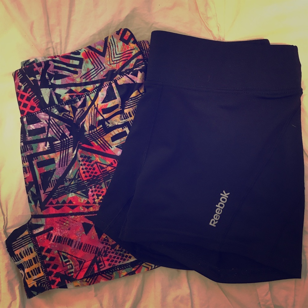 Pair of Reebok spandex shorts