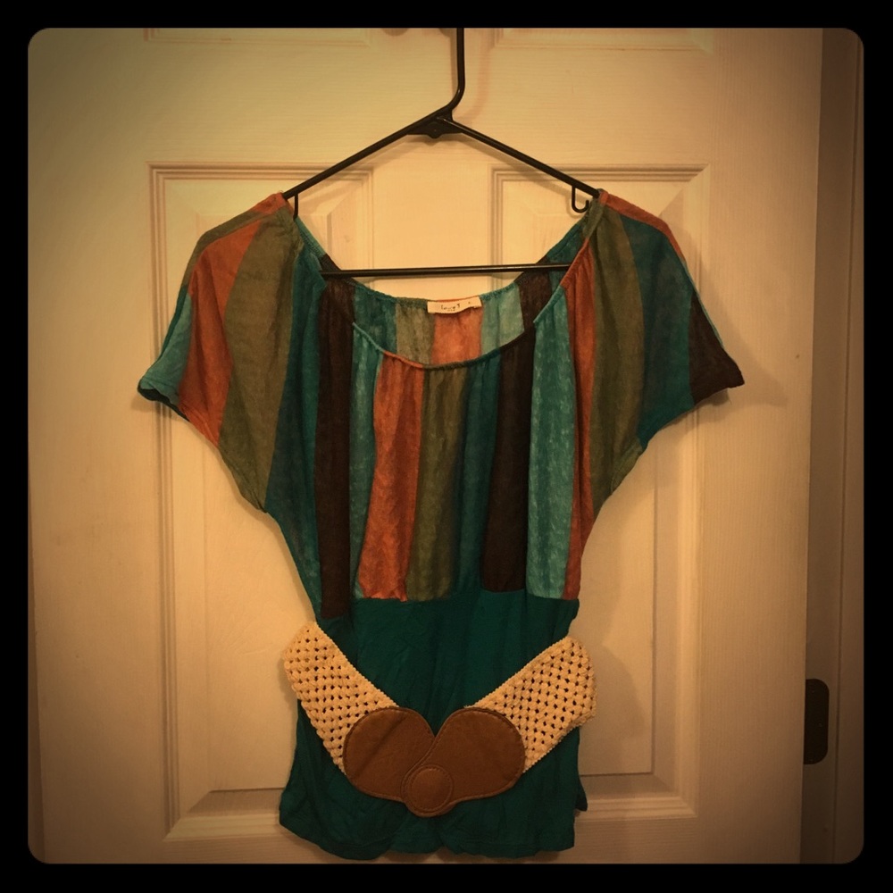 Love J USA Top and Matching Belt