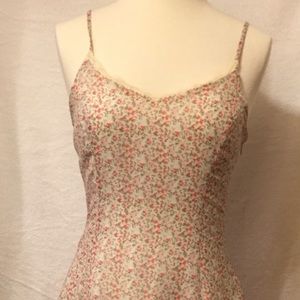Lucca Couture white, floral, slip dress.