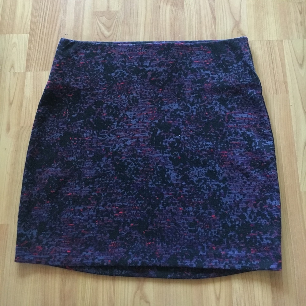 BCBG Generation multi-colored mini skirt