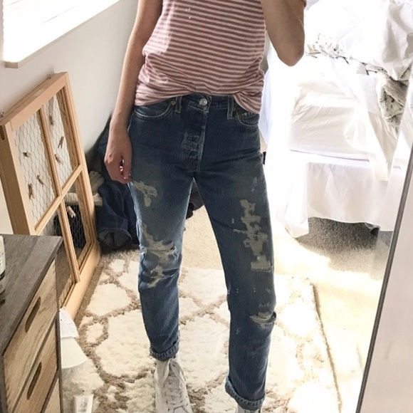 Re/done high rise jeans - Picture 2 of 5