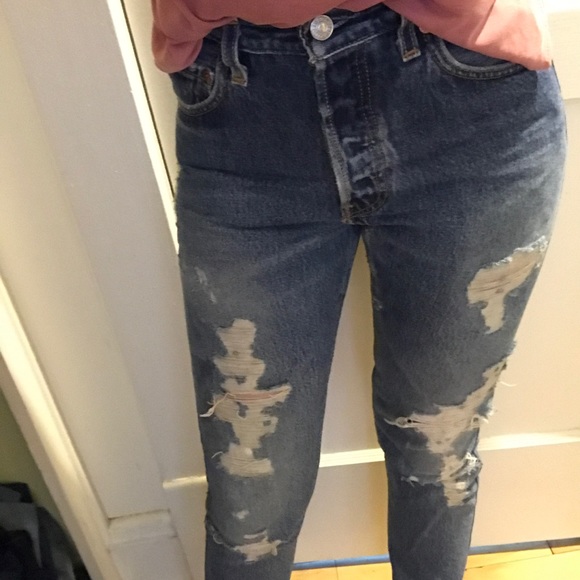 Re/done high rise jeans - Picture 4 of 5