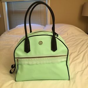 Lululemon sweat once a day bag/tote- mint green
