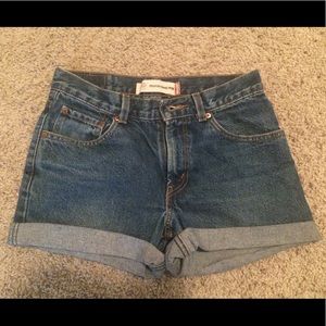 Levi's High Waisted Shorts