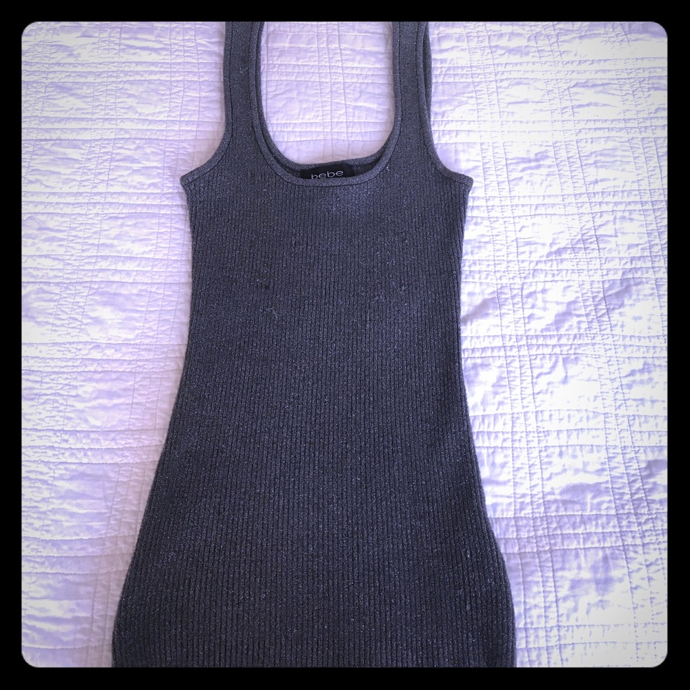 Bebe gunmetal tank
