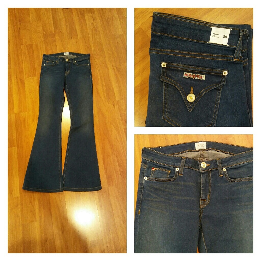 Hudson Jeans Ferris Mission Control Mid-Rise Flare