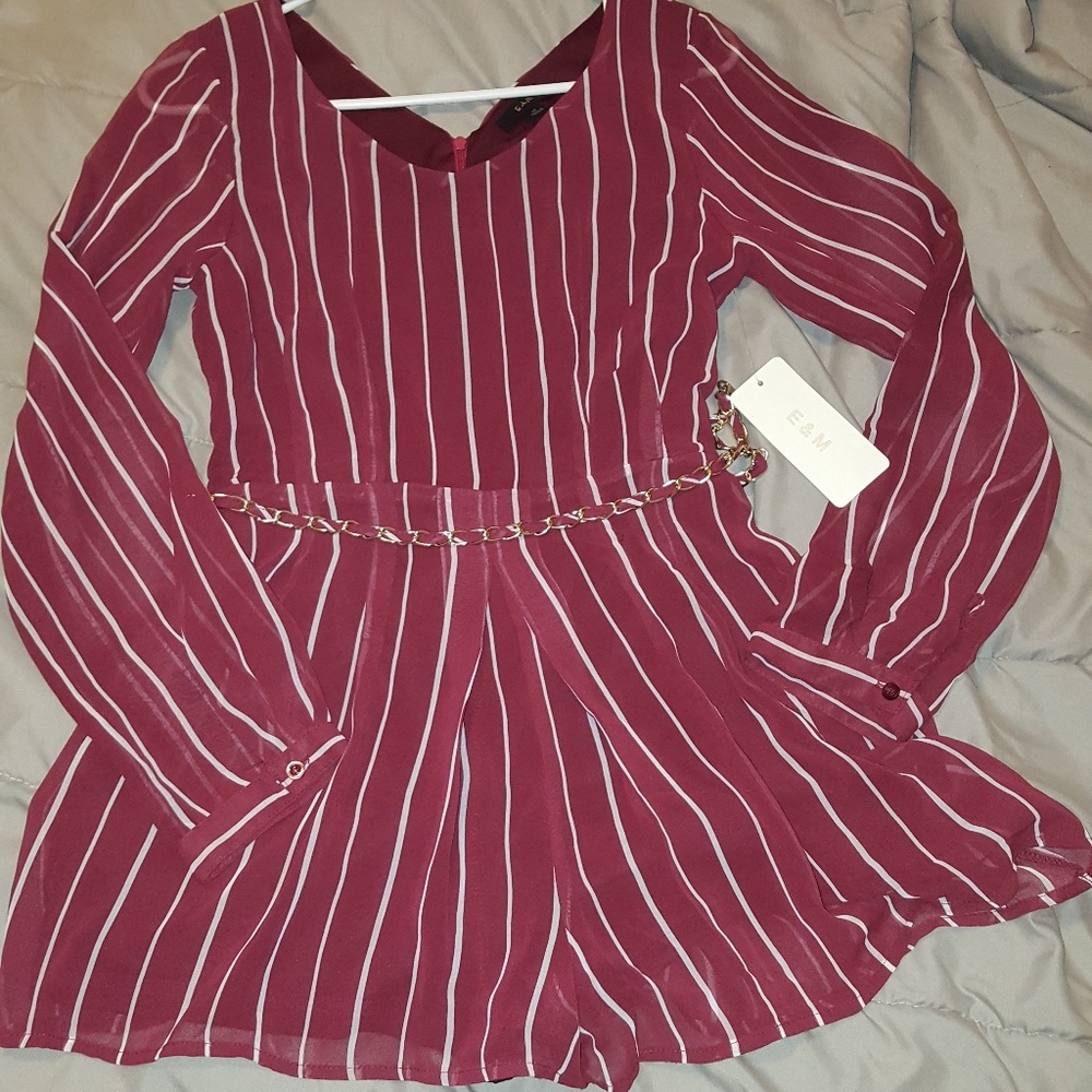 Long sleeve romper