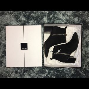 Dolce Vita Marra Double Zip Suede Bootie Size 6 M