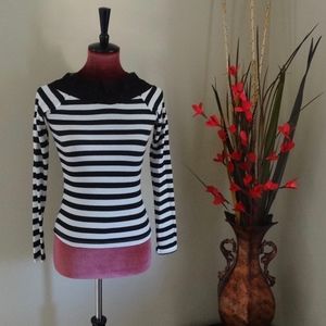 NWT Flower Embroidered  Long Sleeve Top