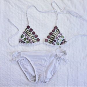 Victoria’s Secret white bikini bottom